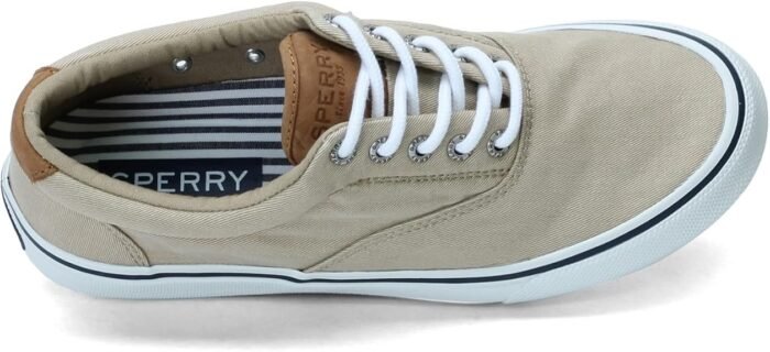 sperry mens striper cvo core sneaker sw chino 8.5