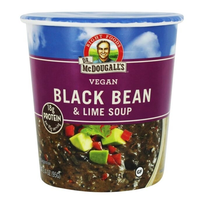 dr mc dougalls black bean & lime big cup soup