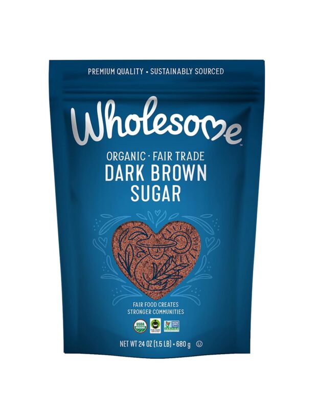 wholesome sweeteners organic dark brown sugar pack
