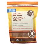 big tree frams organic brown coconut sugar pack