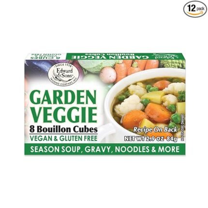 edward & sons garden veggie bouillon cubes