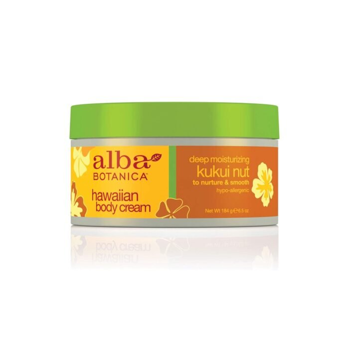 alba botanica kukui nut body cream