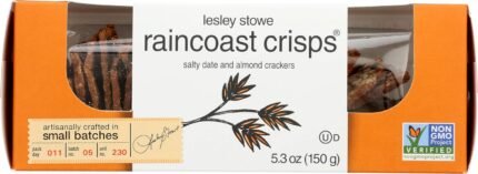 lesley stowe salted date and almond crackers pack