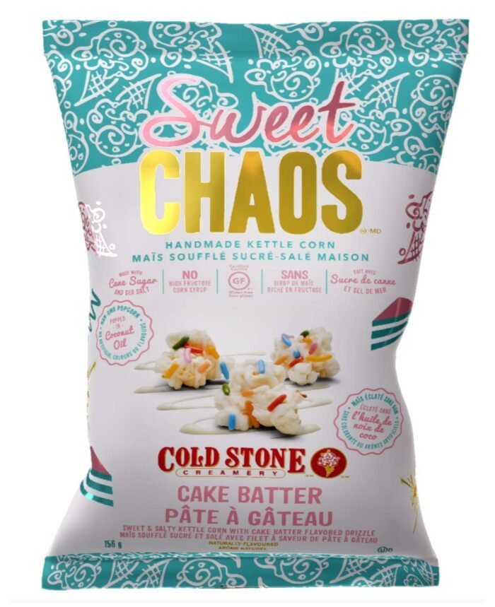 sweet chaos cake batter kettle corn pack image