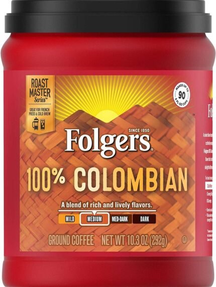 folgers 100% colombian coffee