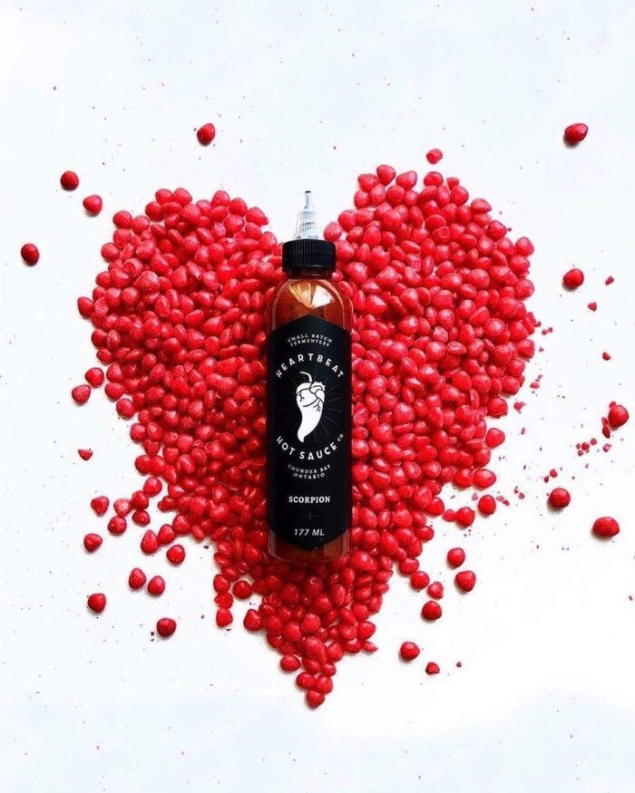 heartbeat hot sauce co scorpion picante image