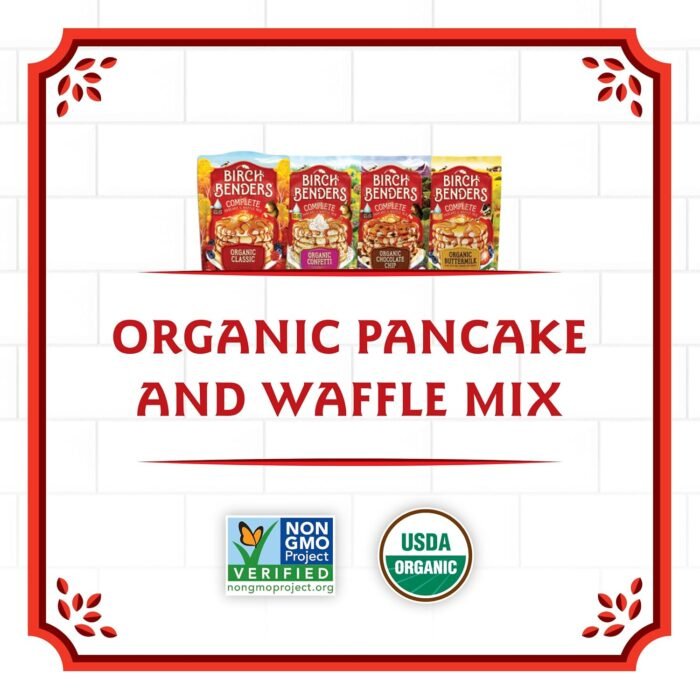 birch benders organic confetti pancake & waffle mix pack