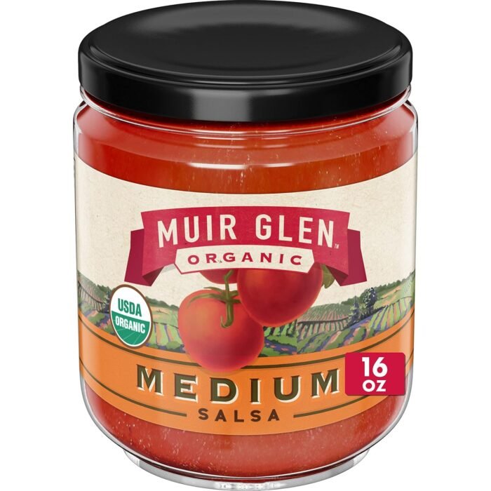 muir glen usda certified organic medium salsa
