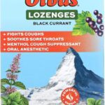 Olbas Maximum Strength Black Currant Lozenges, 24 Ct