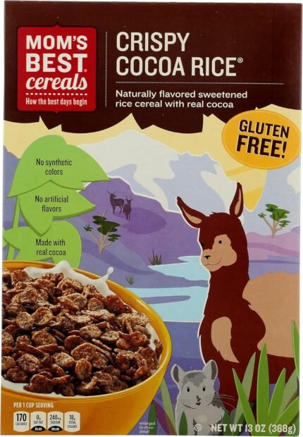moms best crispy cocoa rice pack image