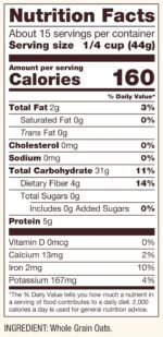 bobs red mill steel cut steel whole grain oats pack image