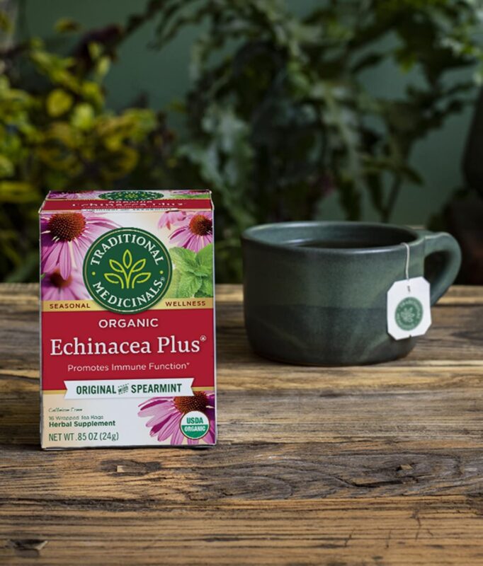 traditional medicinals echinacea plus spearmint pack