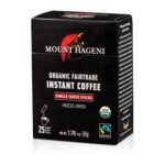 mount hagen single serve instant coffee pack