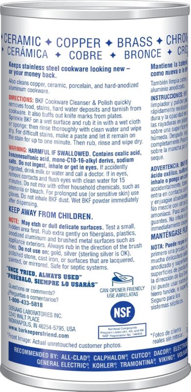 bar keepers friend cookware cleanser