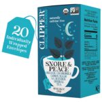 clipper tea snor & peace organic tea pack