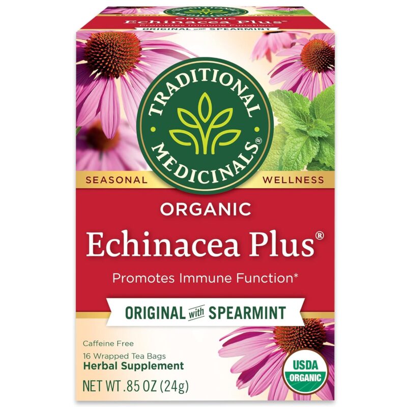 traditional medicinals echinacea plus spearmint pack