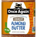 once again natural crunchy almond butter