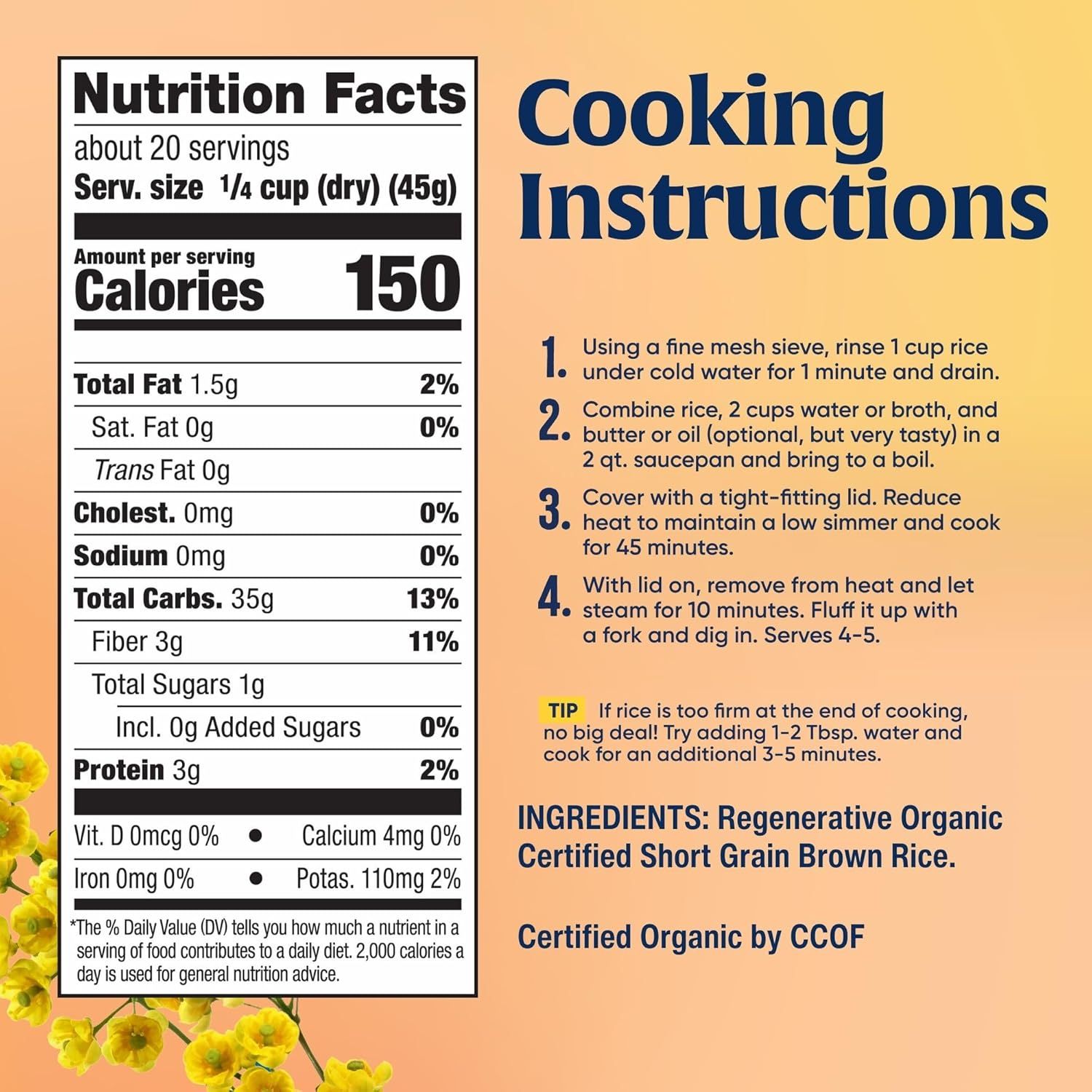 818Jq0Vw5qL._SL1500_ lundberg short grain brown rice organic pack image