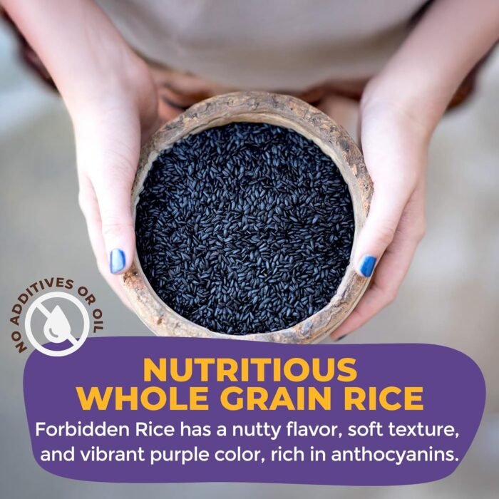 lotus foods black rice 15 oz bag