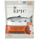 epic salmon jerky bites maple with coconut oil pack