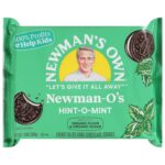 newmans own oatmeal mint creme cookies pack image