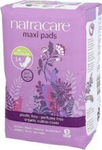 natracare regular maxi pads organic & natural pack
