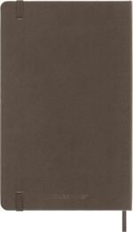 moleskine classic large notebook ruled brown 240 pages image