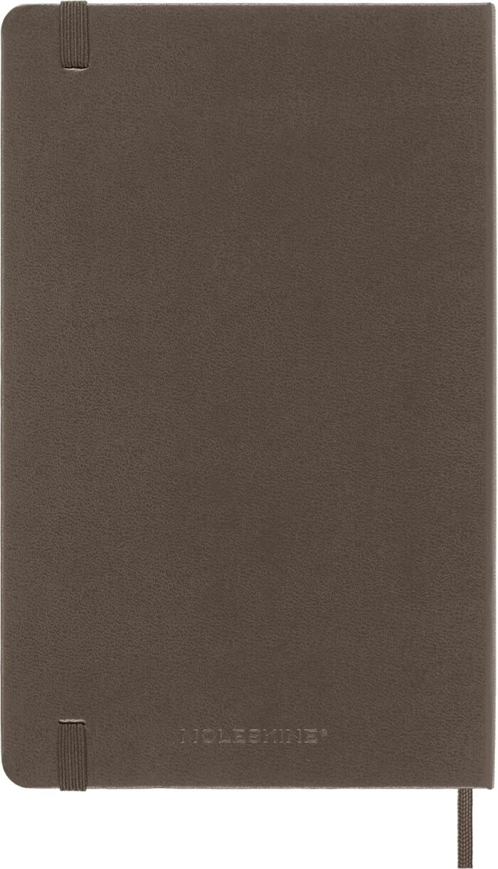 moleskine classic large notebook ruled brown 240 pages image