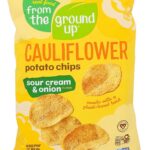 from the ground up cauliflower chips pack