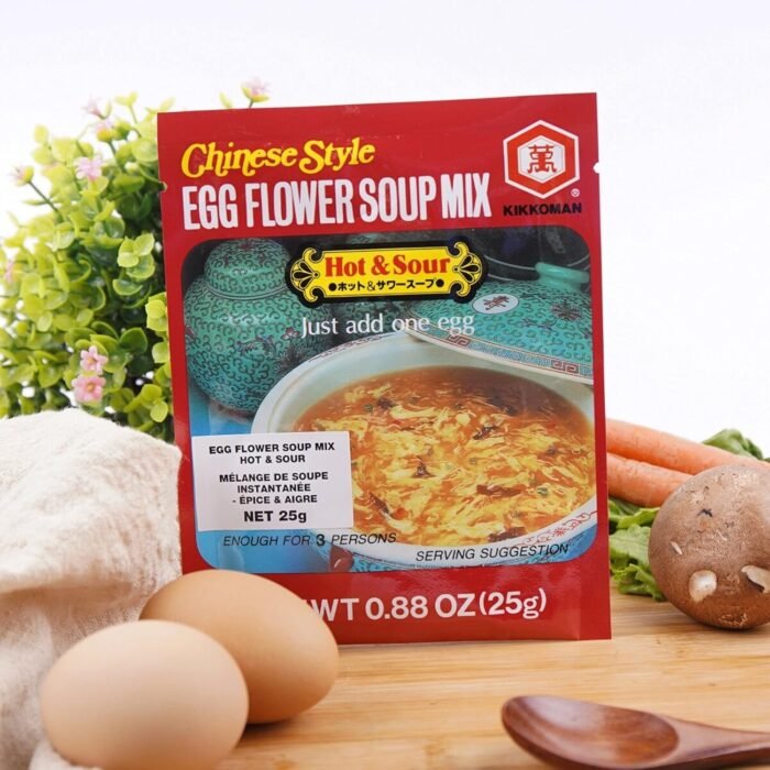 kikkoman soup egg flower hot & sour