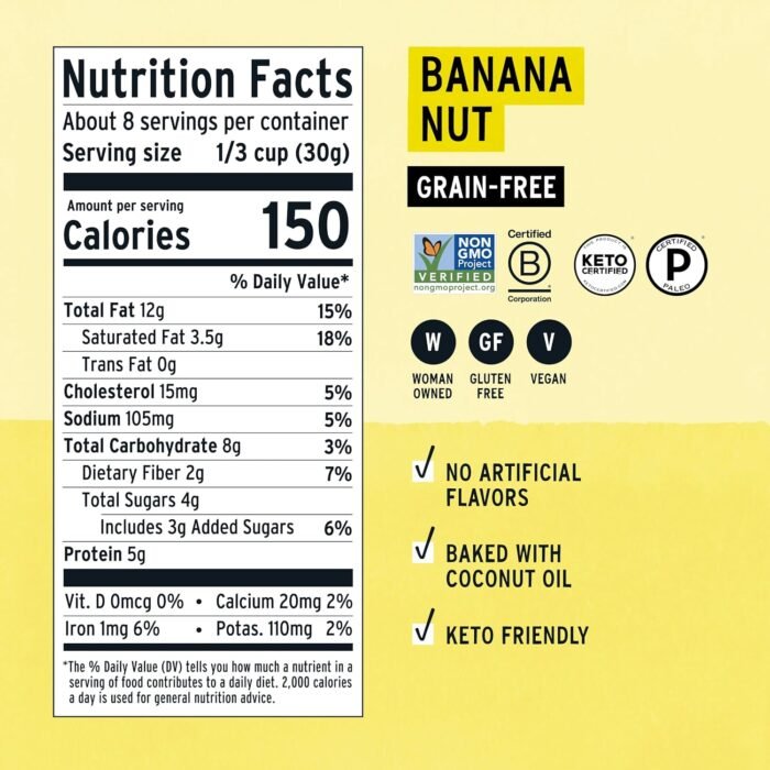 purely elizabeth granola banana nut butter pack