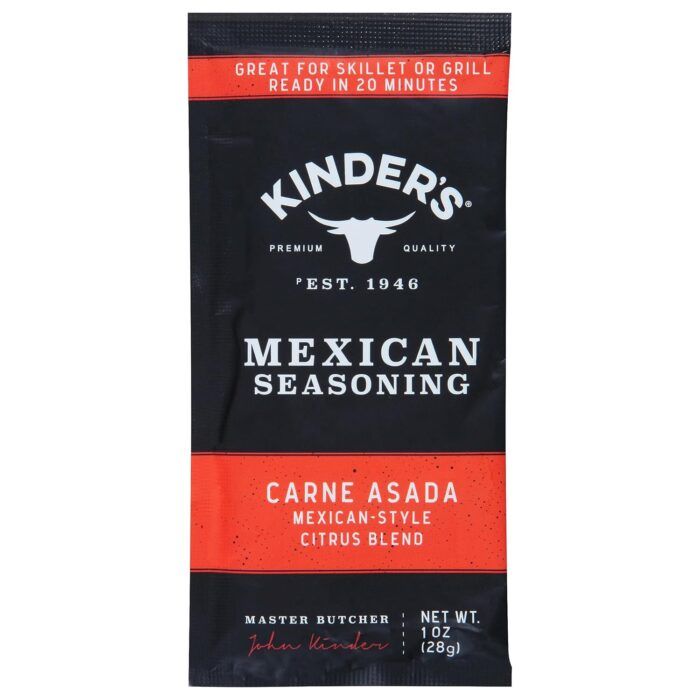 kinders carne asada mexican seasoning pack image