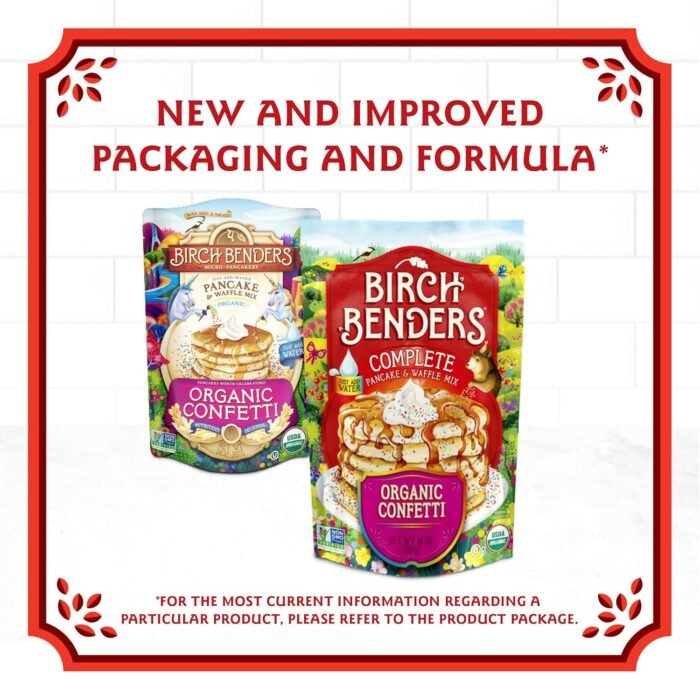 birch benders organic confetti pancake & waffle mix pack