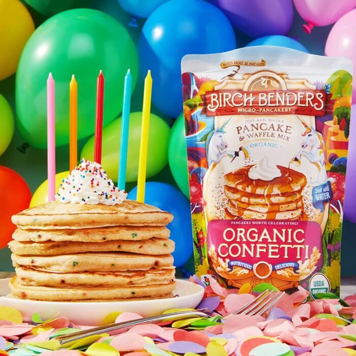 birch benders organic confetti pancake & waffle mix pack