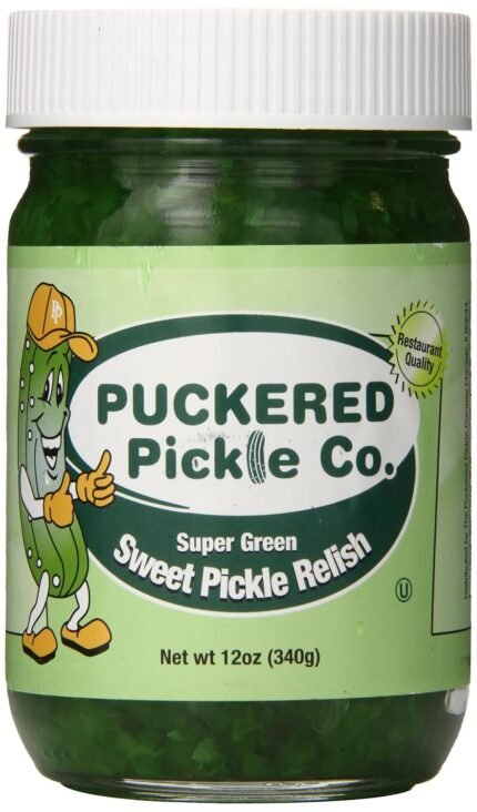 puckered pickle sweet green relish image