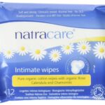 natracare organic intimate cotton wipes 12 wipes pack