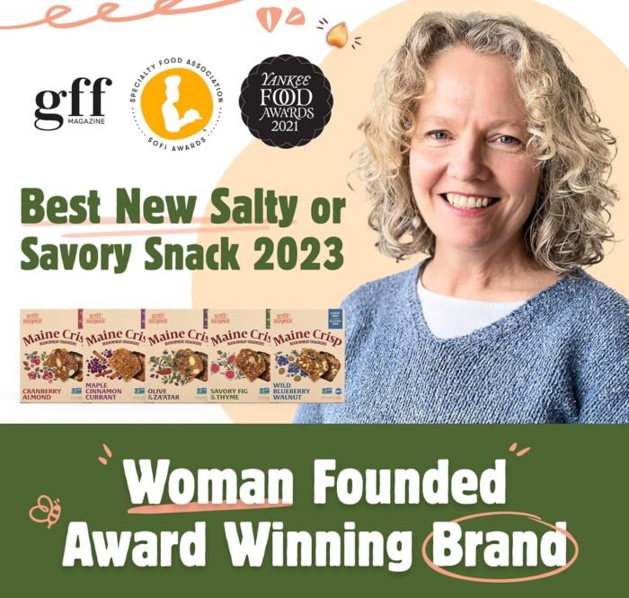 maine crisp savory fig & thyme crisps