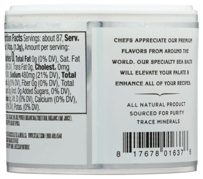 san francisco salt co organic chili lime sea salt