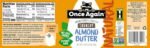 once again natural crunchy almond butter
