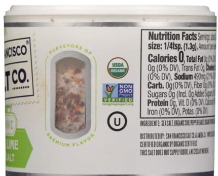 san francisco salt co organic chili lime sea salt