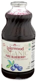 lakewood organic pure blueberry juice image