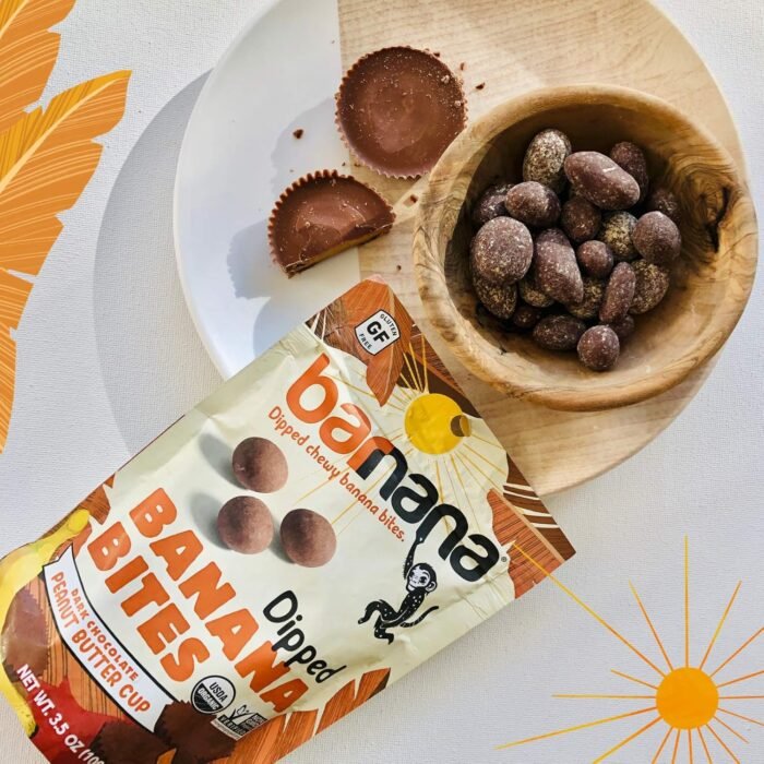 barnana organic peanut butter cup banana bites pack