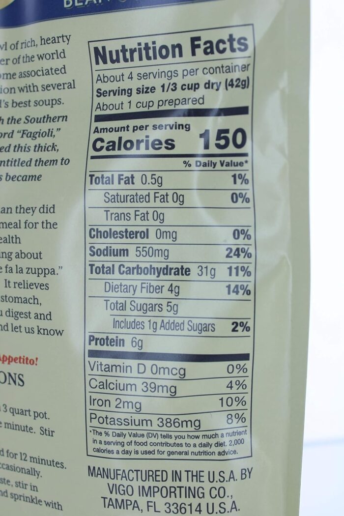 alessi neapolitan bean soup pasta fazool pack