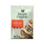 simply organic mild taco seasoning pack
