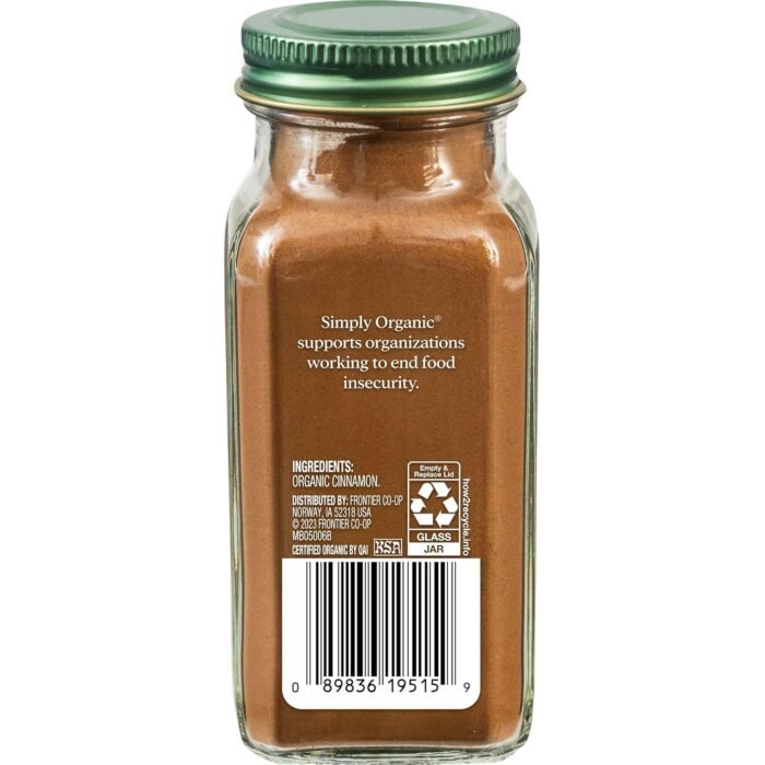 simply organic ground cetlon cinnmamon