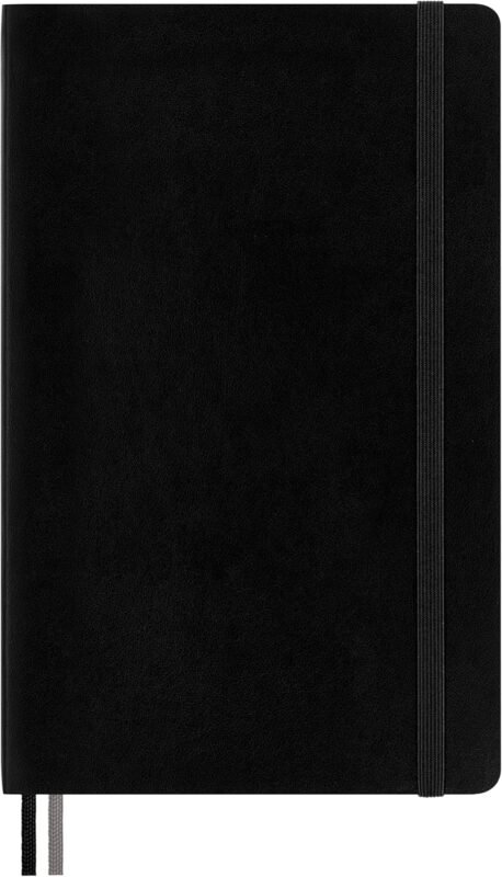 moleskine classic large notebook ruled plain black 400 pages image