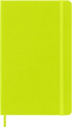 moleskine classic large notebook ruled lemon green image