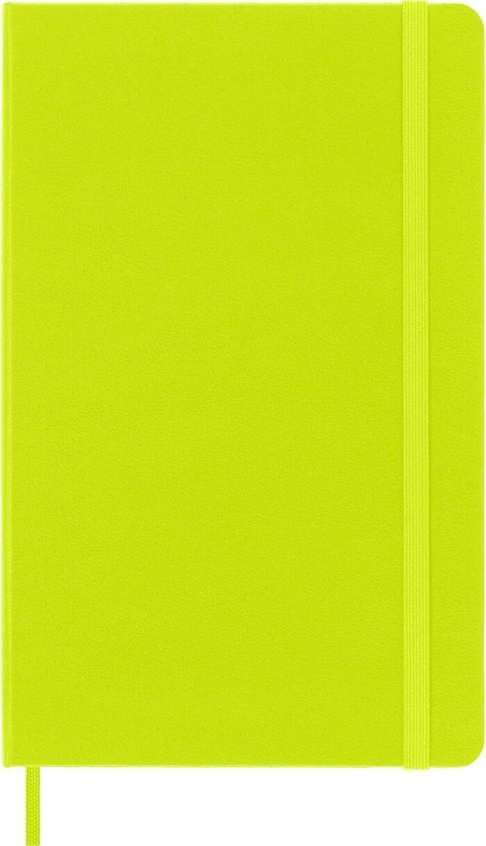 moleskine classic large notebook ruled lemon green image
