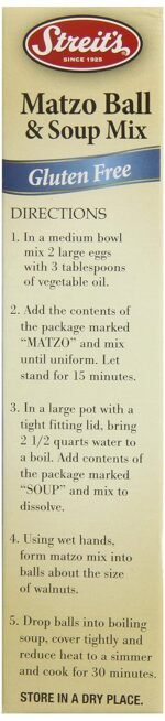 streits gluten free matzoh ball & soup mix image