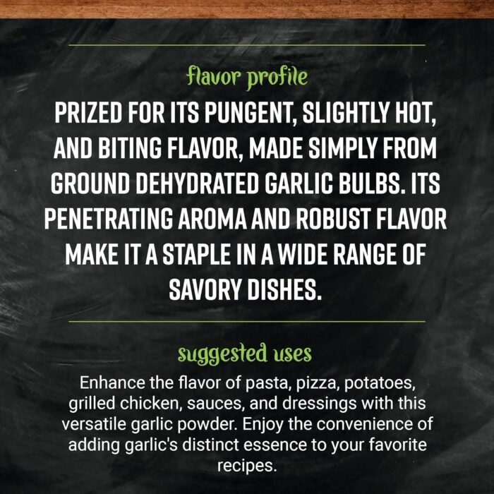Frontier Garlic Powder Organic Bottle